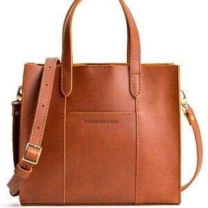Portland Leather ALMOST PERFECT LOLA CROSSBODY TOTE